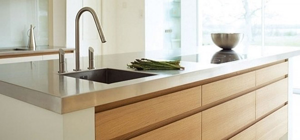 stainless worktop
